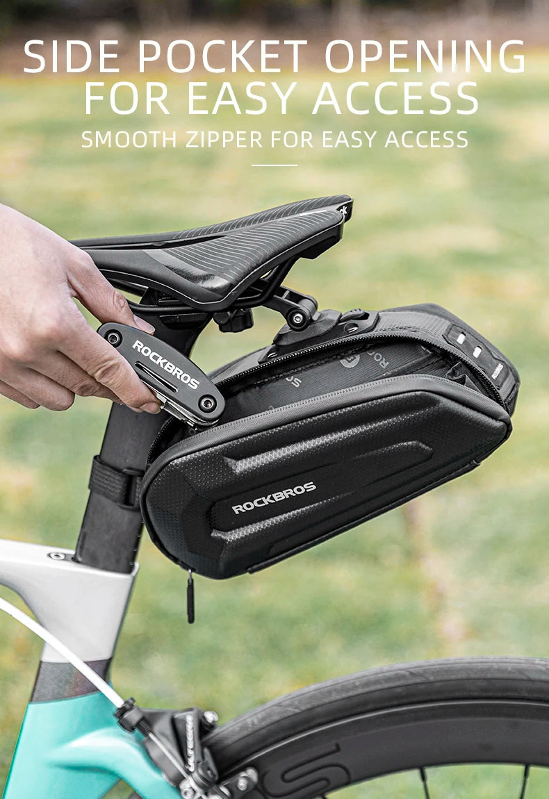 1.7L Waterproof Bicycle Rear Seat Bag