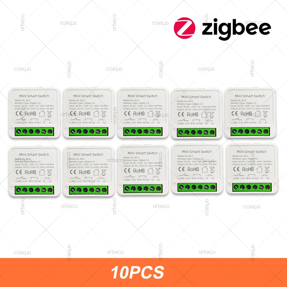 Zigbee 3.0 mini-smartrelä, 16 A
