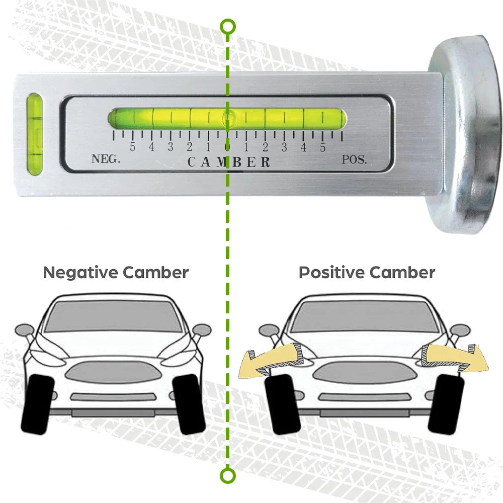 Automobil 4-kolesové polohovanie magnetický úroveň, negatívny sklon kolies, nastaviteľný magnetický merací nástroj, nástroj na zarovnávanie kolies, sklon camber