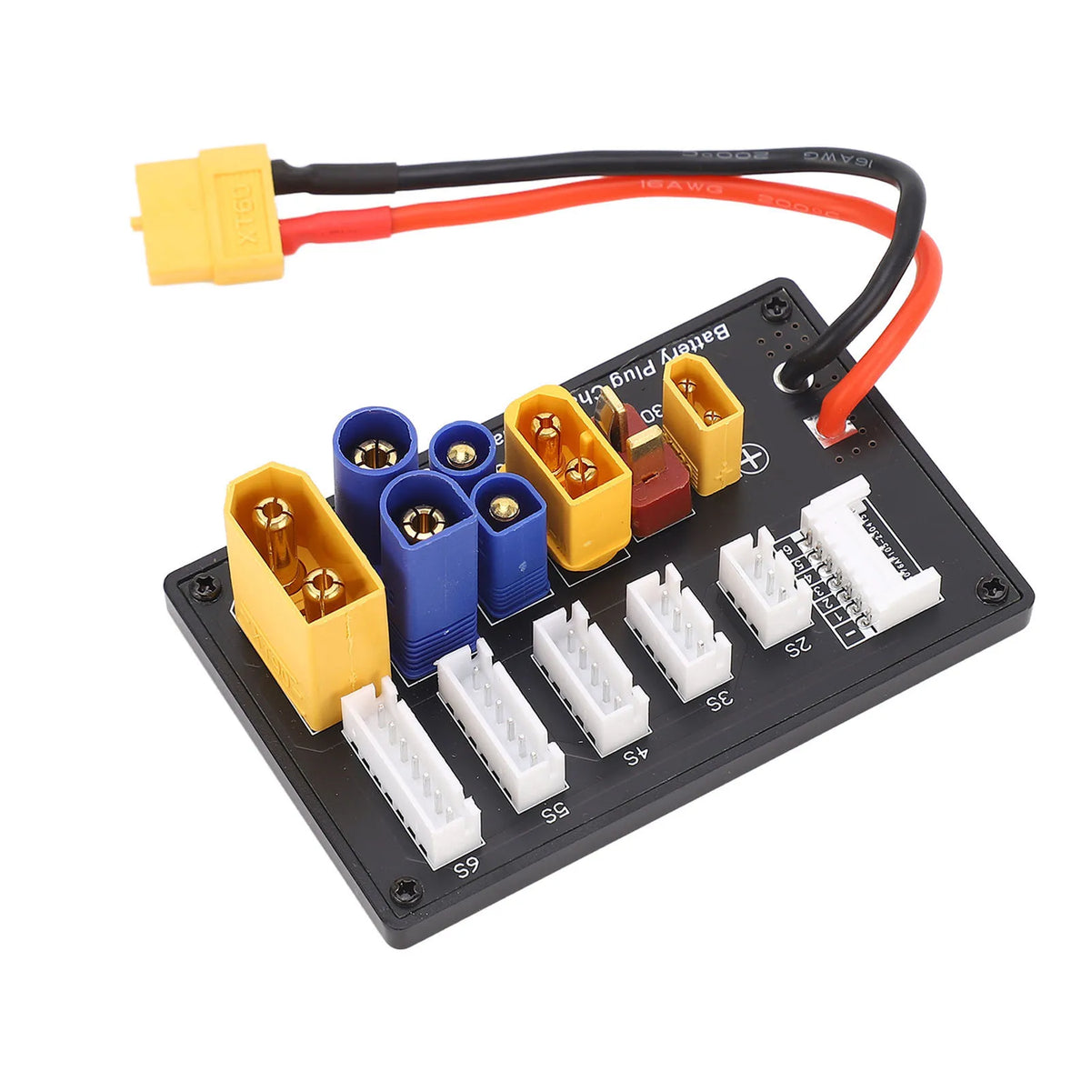 Battery Charger Adapter Board, XT30/60/90, EC3/5 & T Plugs
