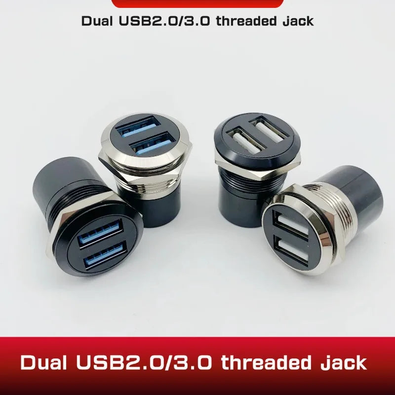 Thread 2.0/3.0 -moduulin USB-dataliitäntä, kaksoisliitäntä 86-paneelikaapin C-U-liittimeen, SB-liitin