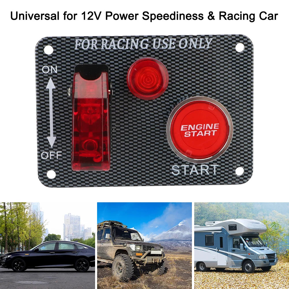 12 V Engine-Start Switch Panel with Relay
