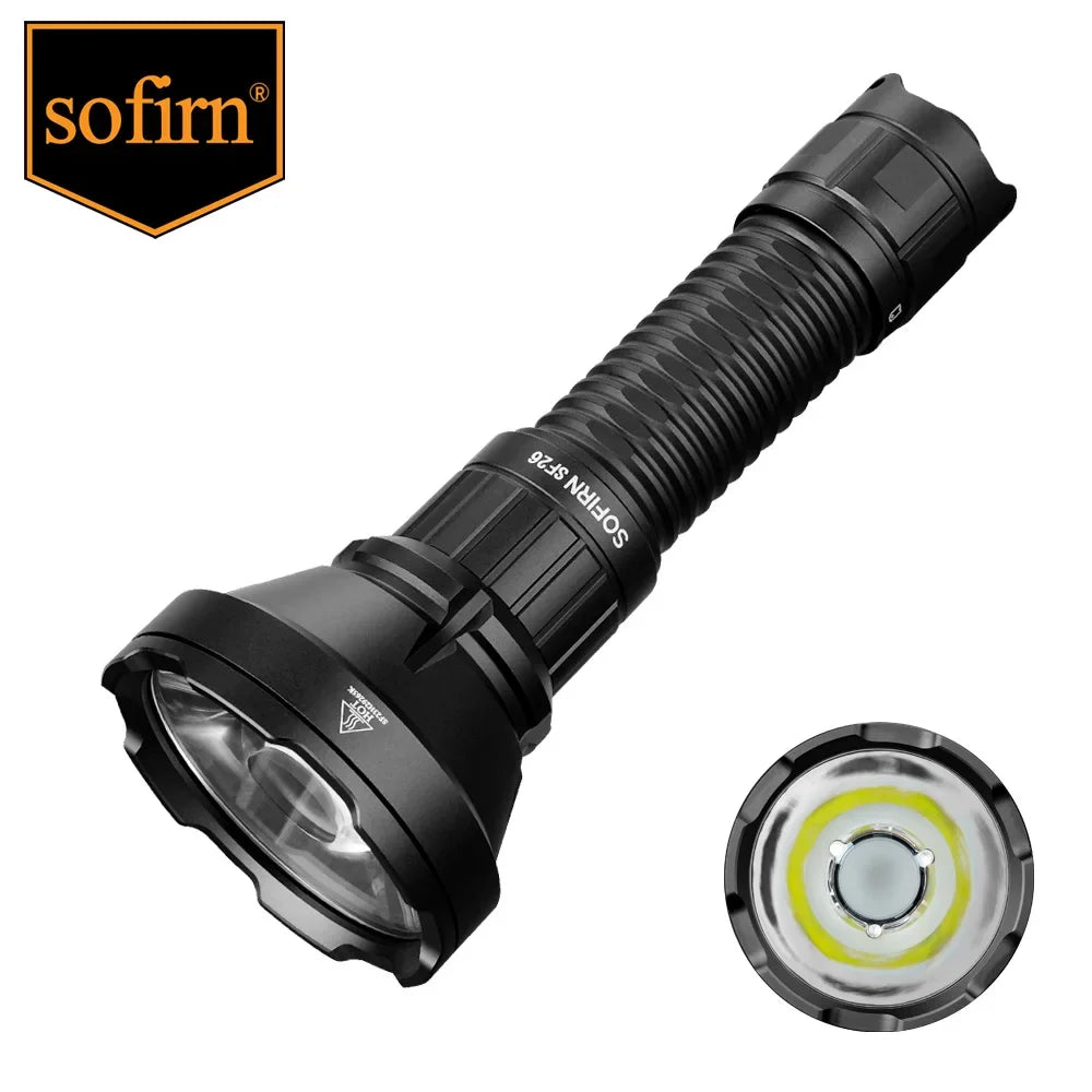 Sofirn SF26 2000 lumenov taktická baterka s USB-C nabíjaním