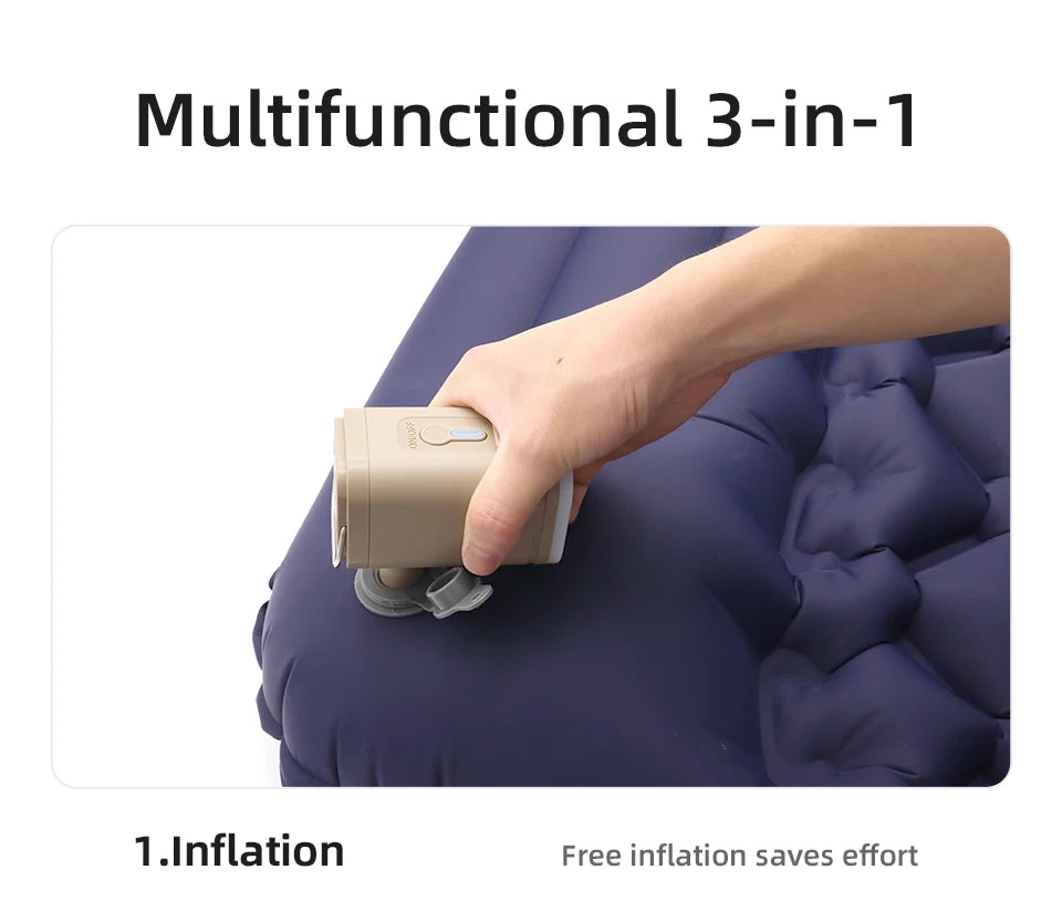 Mini pompe à air rechargeable avec lumière