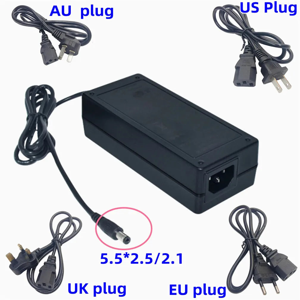 5V 6V 7.5V 9V 12V 13.5V 15V 16V 18v 19V 20V 24V 28V 30V 32V 36V 42V 48V 2A 3A 1a 4A 5A 6A Power Supply Adapter Converter Charger