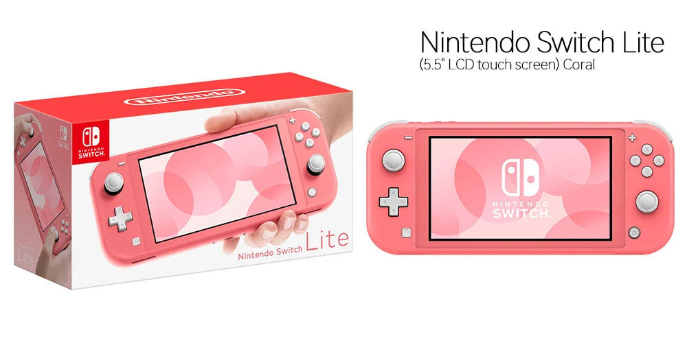 Nintendo Switch Lite Korallenfarbene Handheld-Spielkonsole