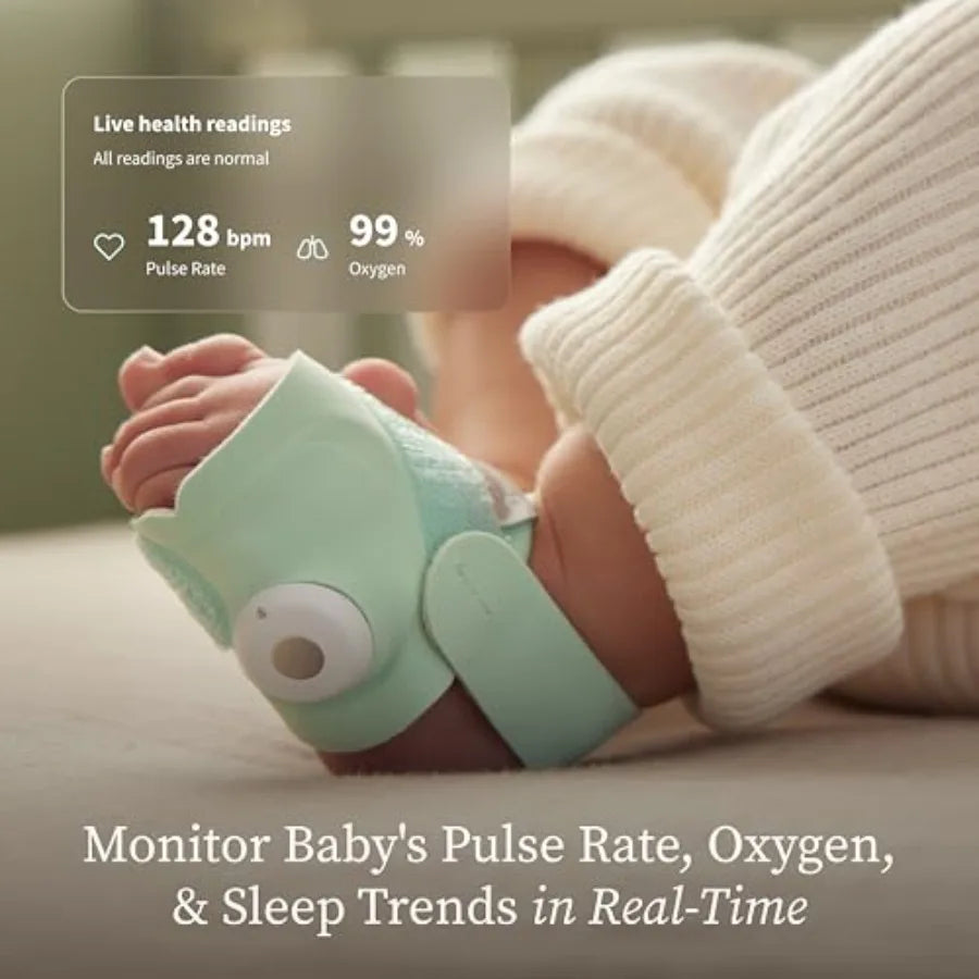 Dream Sock Smart Baby Monitor with SpO2 and Heart Rate Tracking