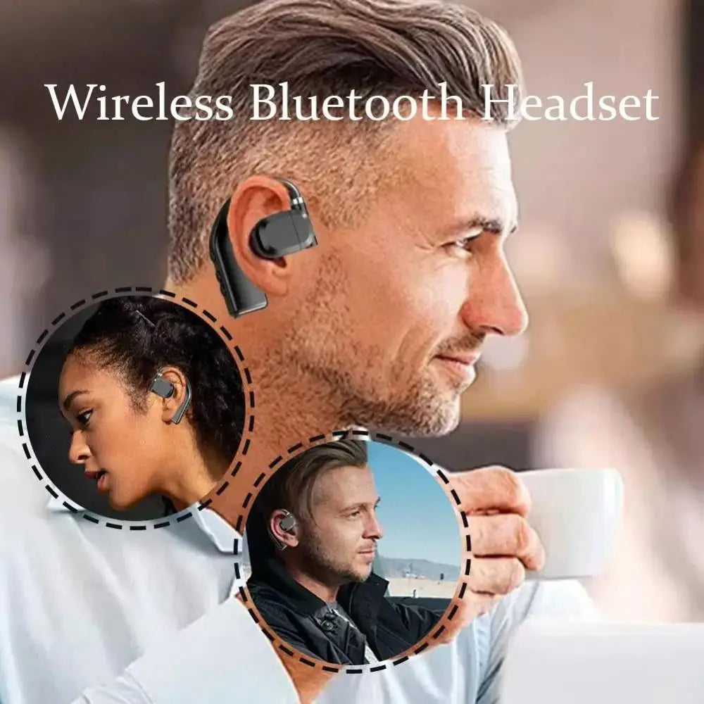 Bluetooth 5.4 Ear-Hook Headset, Pack Options