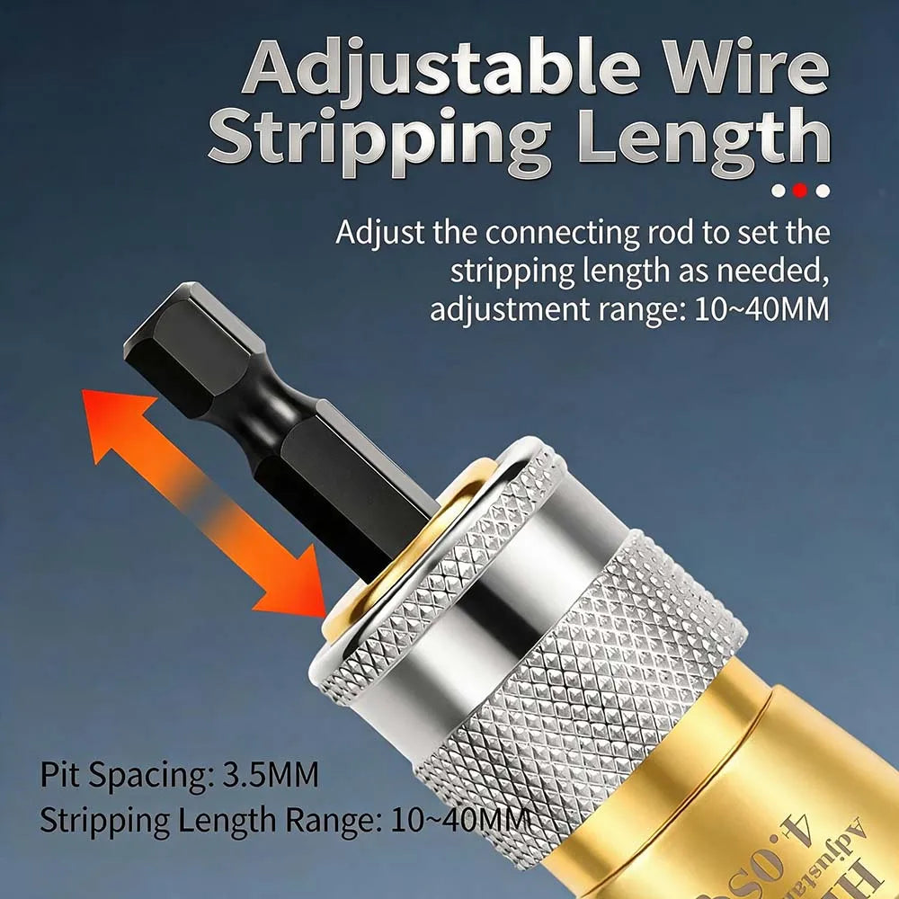 Rotary Wire-Stripping Tool - Size Options