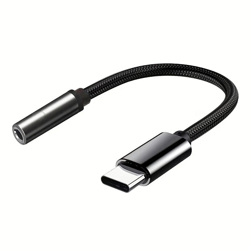 Type C to 3.5mm Headphone Adapter USB-C 3.5 Jack Audio Cable for Huawei P30 Xiaomi Samsung Oneplus Earphone Audio Adapter