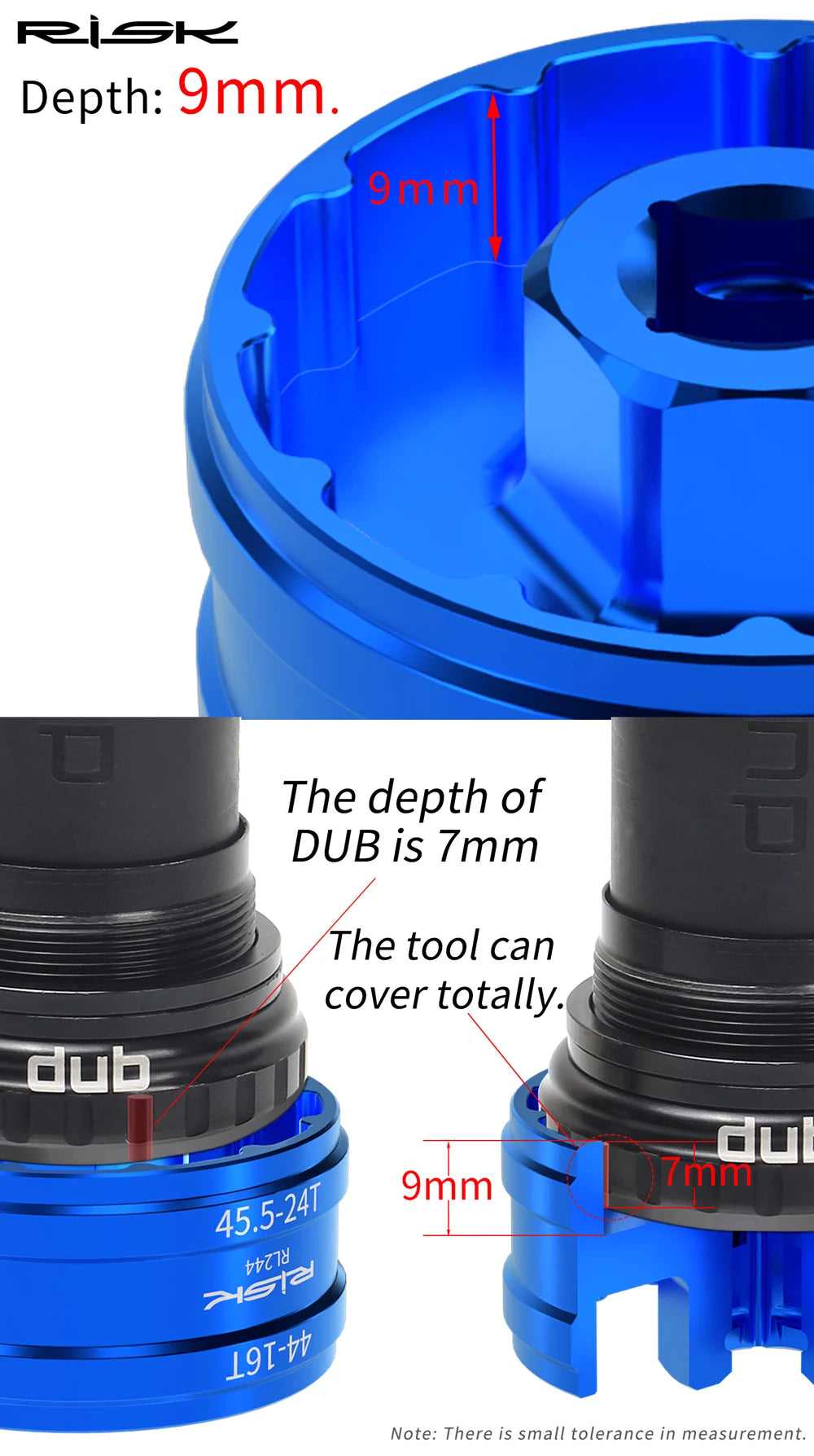 RL244–RL247 Bicycle Bottom Bracket Tool Options