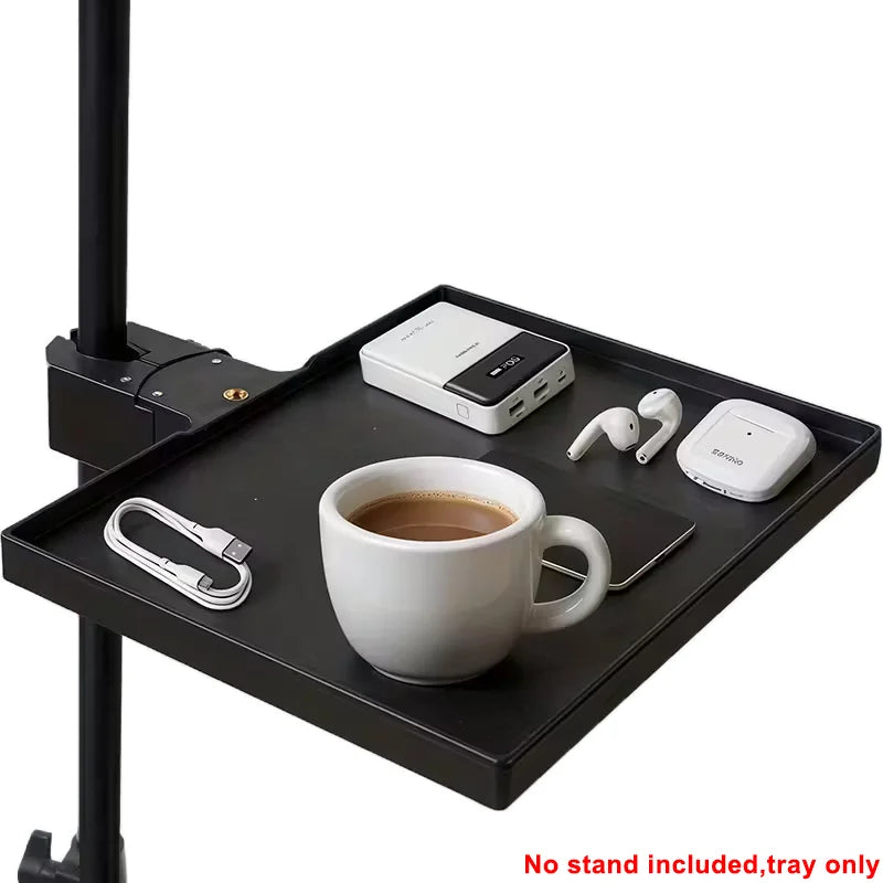 Clamp-On Microphone Stand Tray, 22.5 × 16.4cm