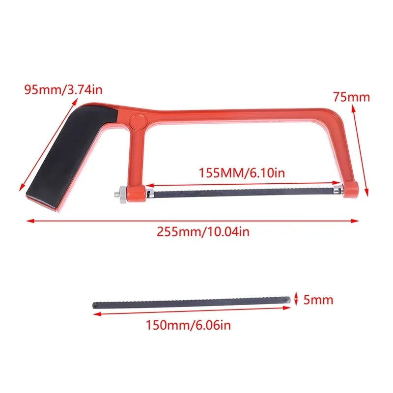150 mm Mini Hacksaw with Fine-Tooth Blade