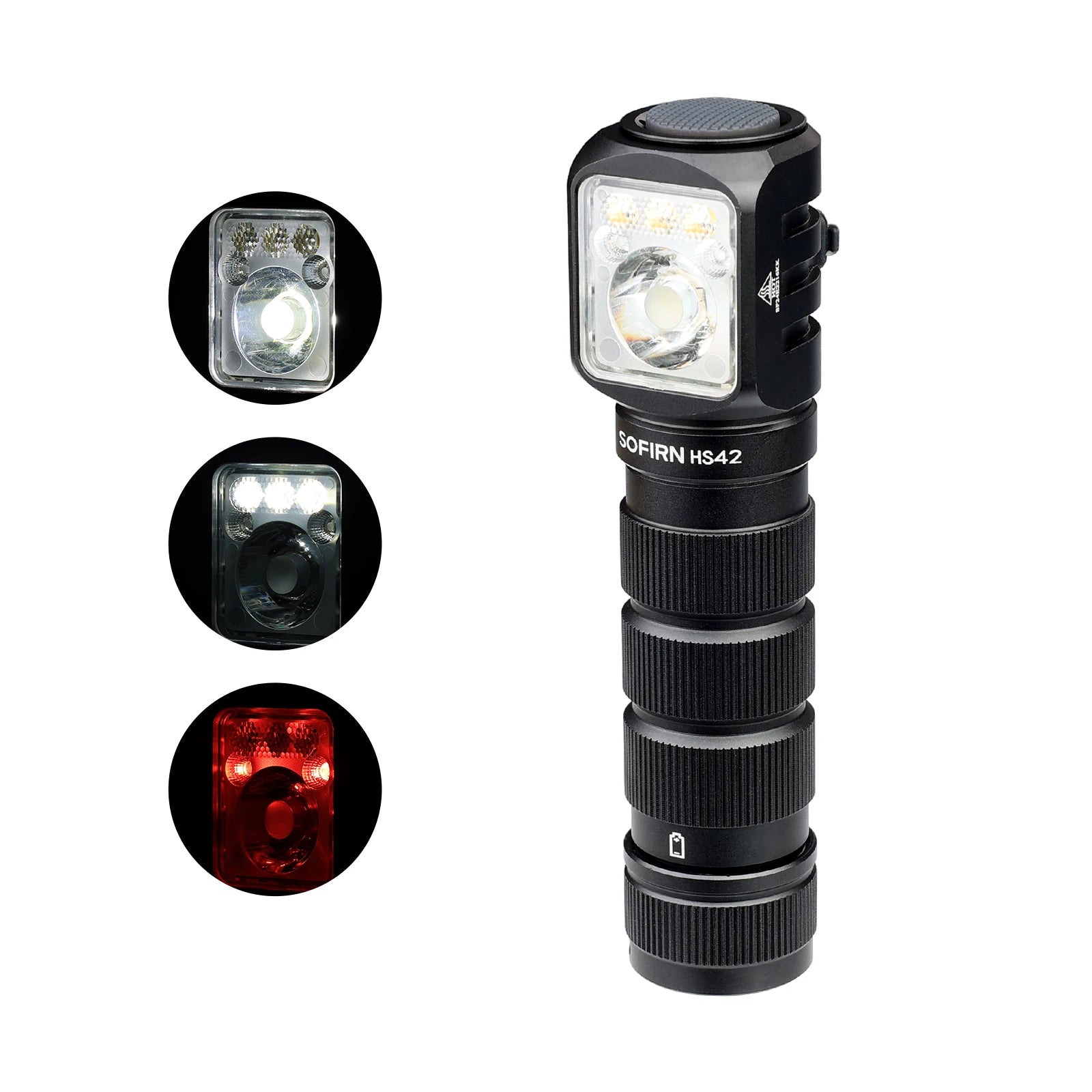 Sofirn HS42 Φακός κεφαλής 2100lm USB‑C Επαναφορτιζόμενος με Power Bank