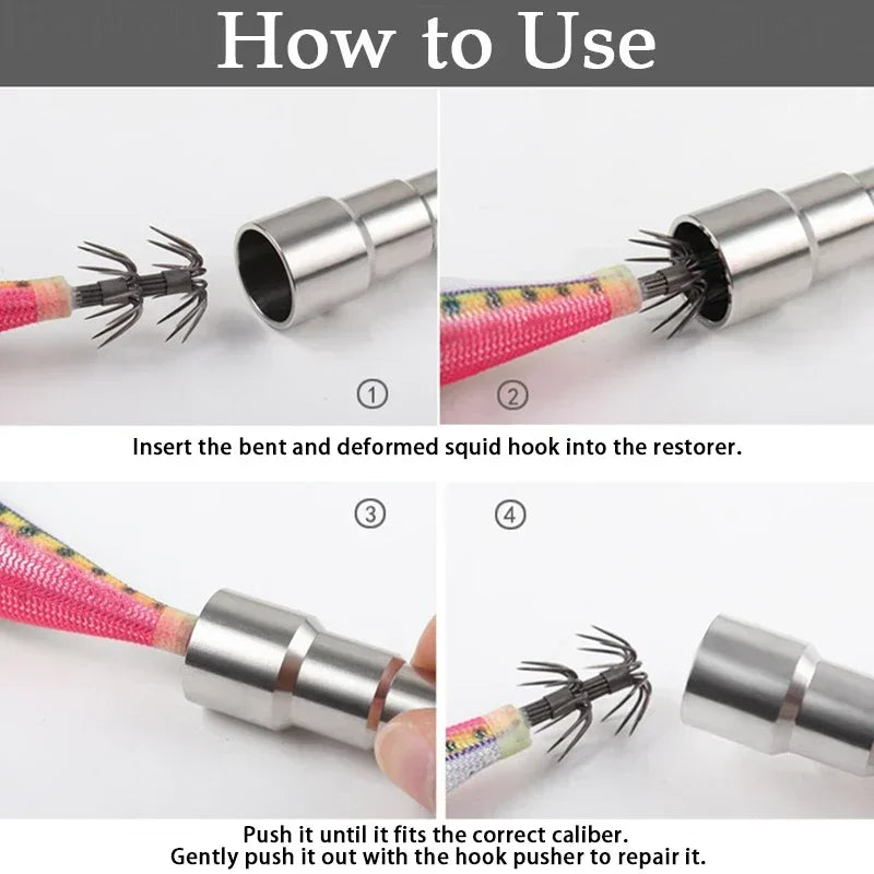 Stainless Steel Squid Hook Corrector