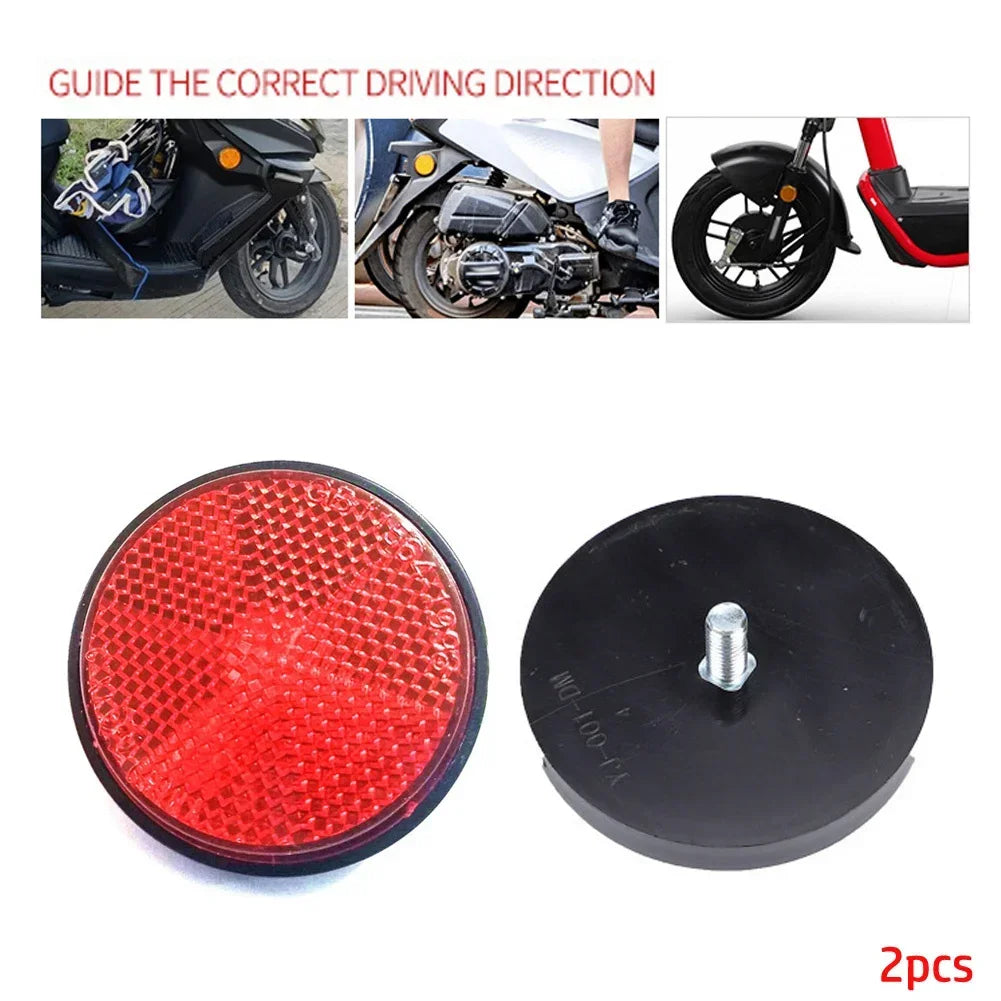Round Screw-Mount Reflectors, 60 mm, 2 Pack