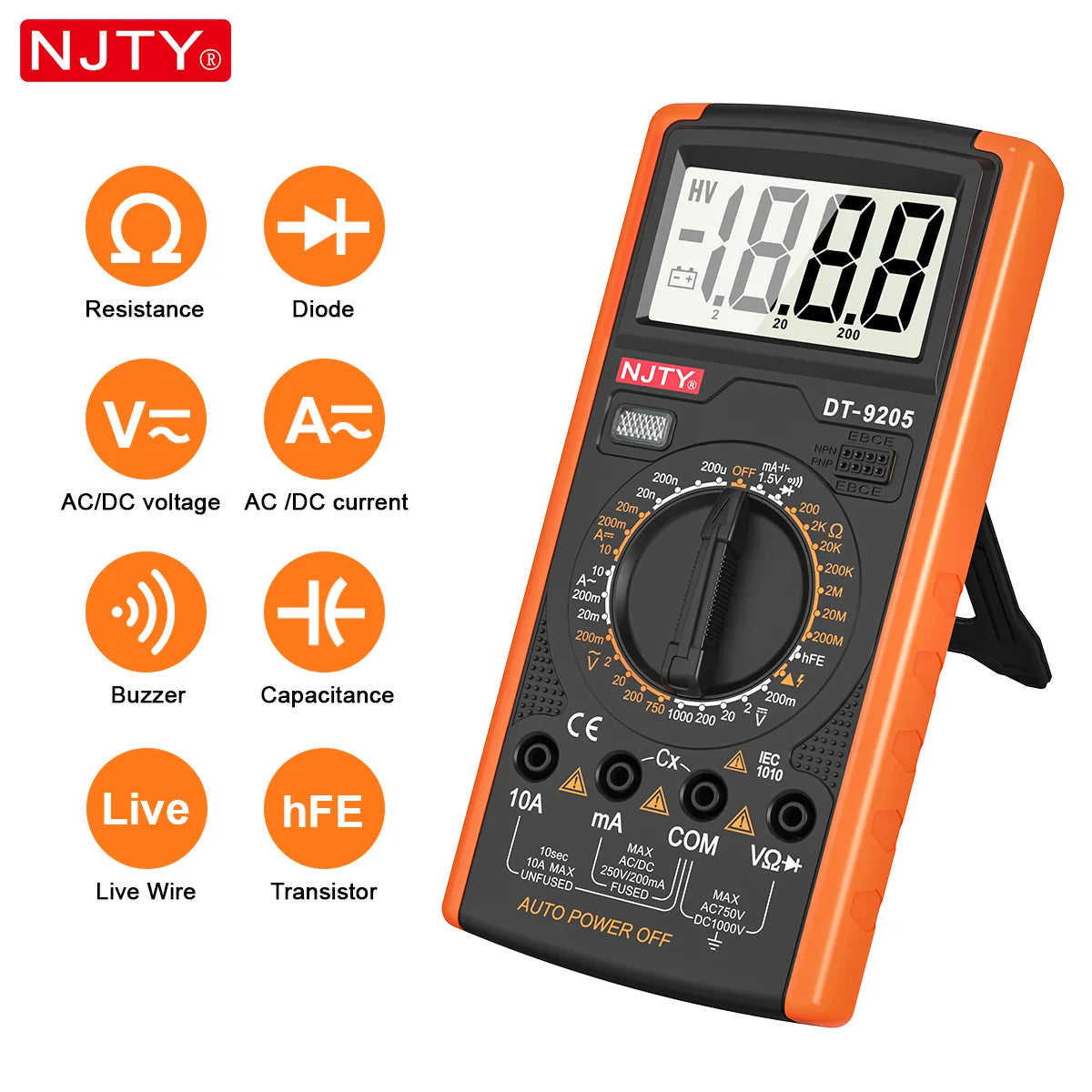 Manual-Range Digital Multimeter