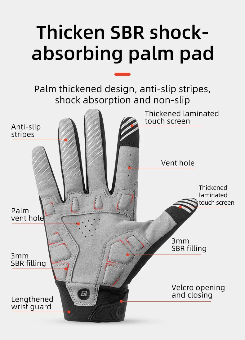 Thermal Cycling Gloves for Cold Weather Riding