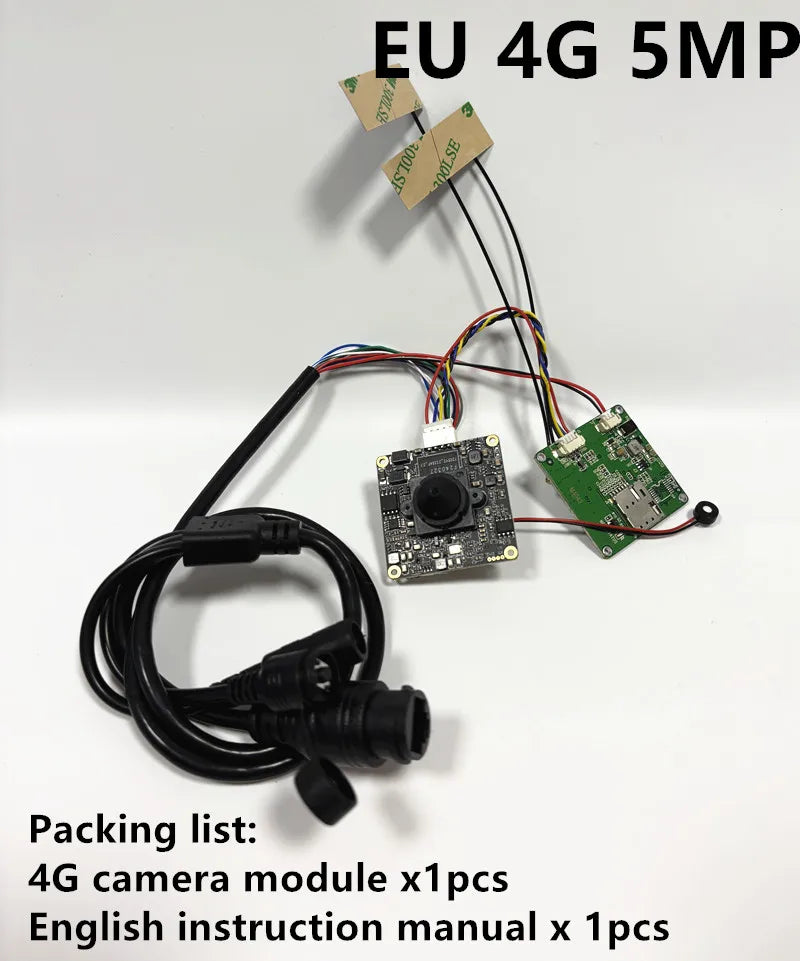 DIY 5MP 4G SIM LTE IP Camera Module