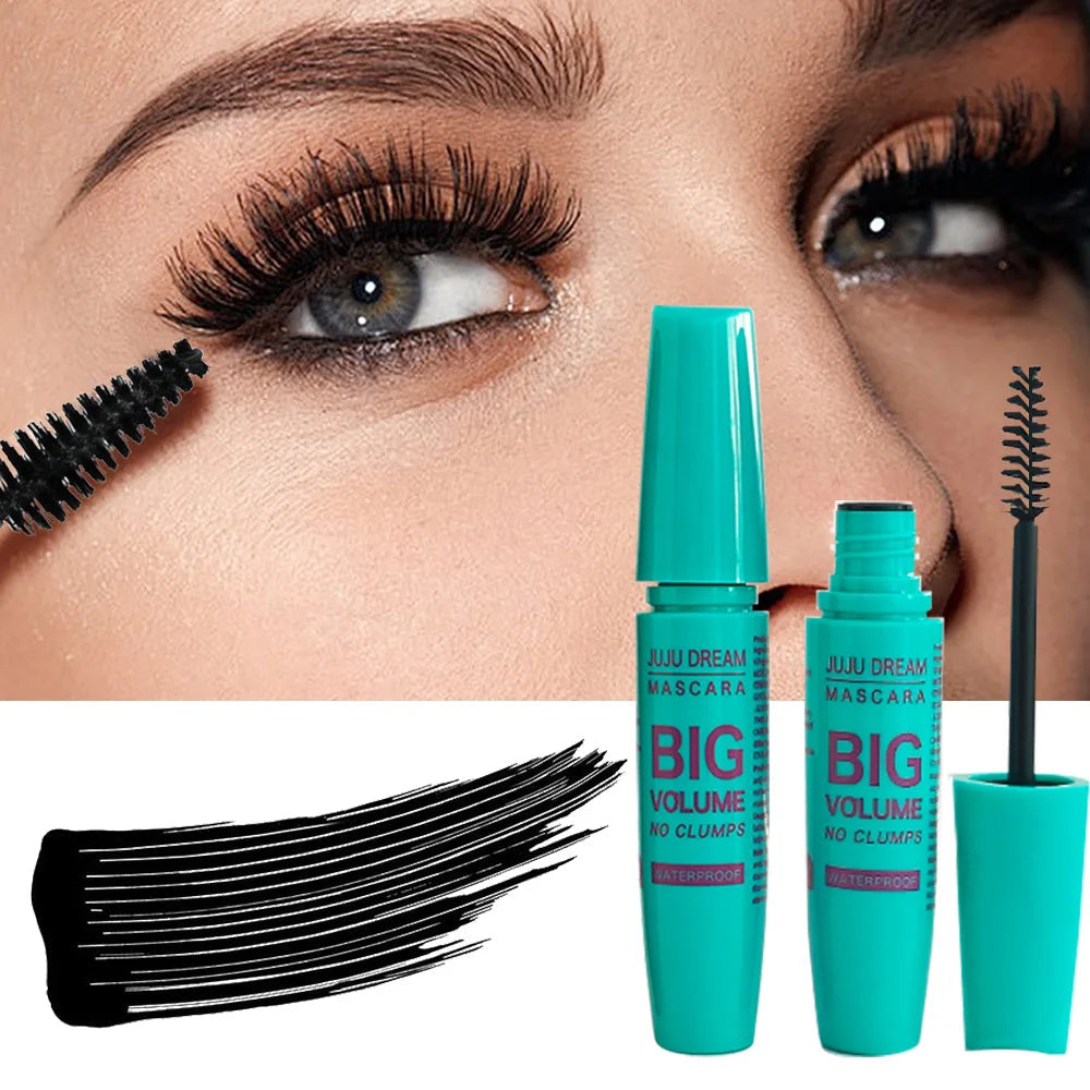 4D Curling Mascara – Lengthening, Waterproof, Sweatproof, Long-Lasting, Smudge-Proof, Unisex, Gentle, Certified 