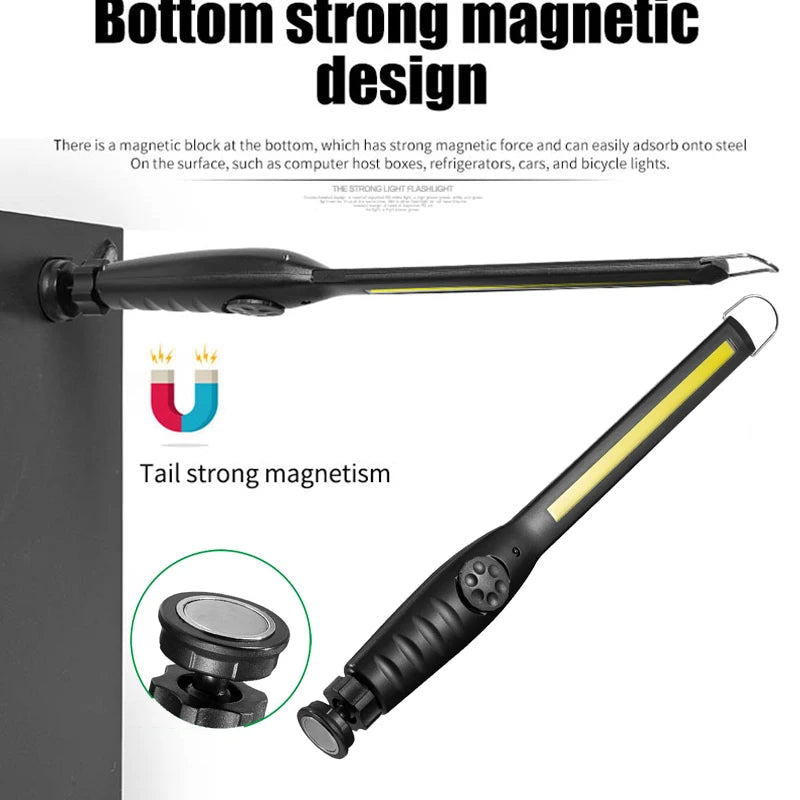 Lampe de travail COB magnétique rechargeable S580