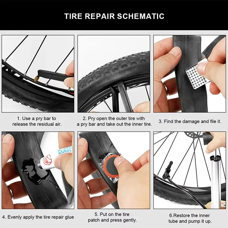 Bicycle Inner Tube Puncture Repair Kit - Options