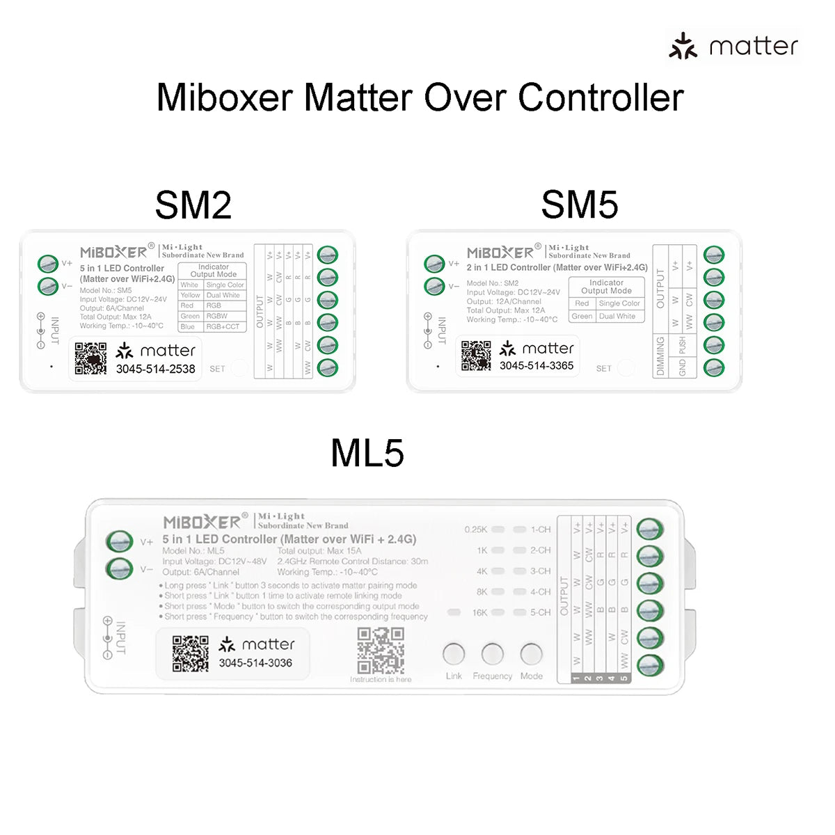 Smart LED Strip Controller - ML5, SM2 or SM5
