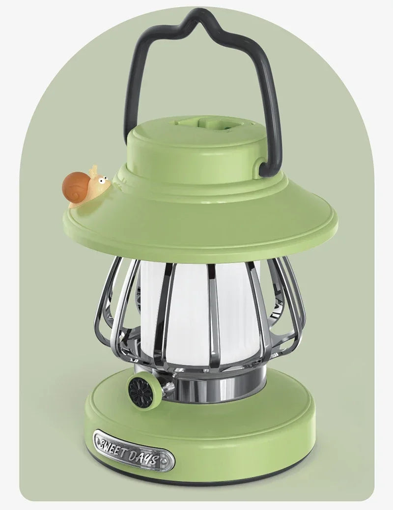 Punjiva kamp-lampa s temperaturnom bojom svjetla