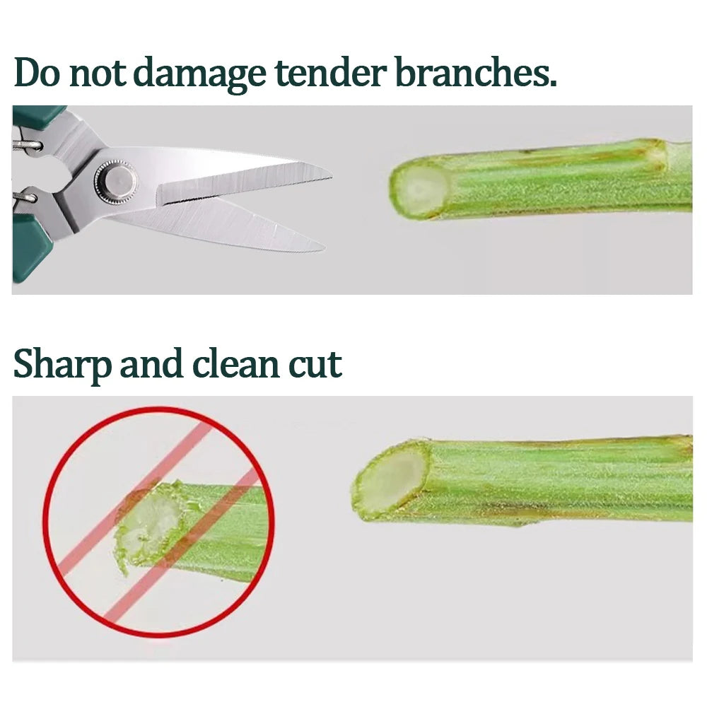 Compact Garden Scissors, Red or Green