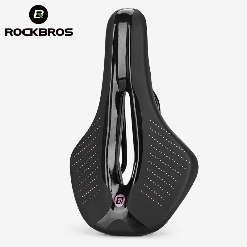 Breathable Bicycle Saddle with Ergonomic Cutout for Long Rides