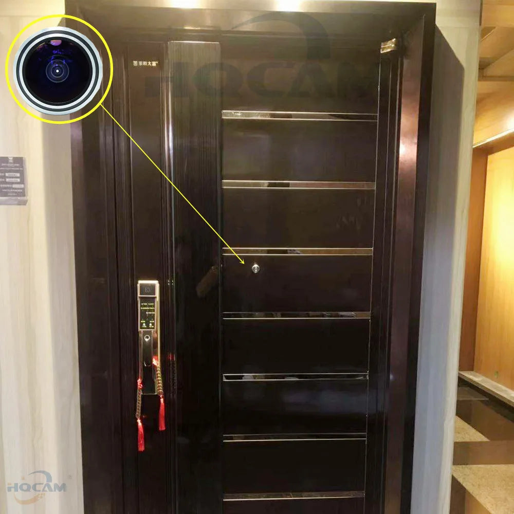 1080P HD Dveřní kukátko POE IP Kamera