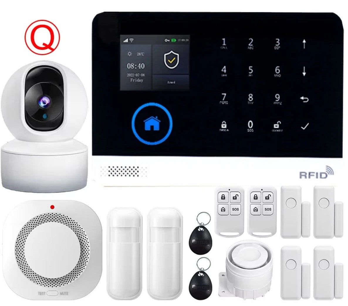 Système d'alarme domestique intelligent Tuya 4G WiFi