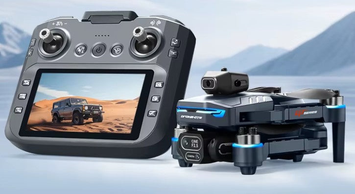 8K Çift Kameralı ve Ekranlı Uzaktan Kumandalı GT8 Drone