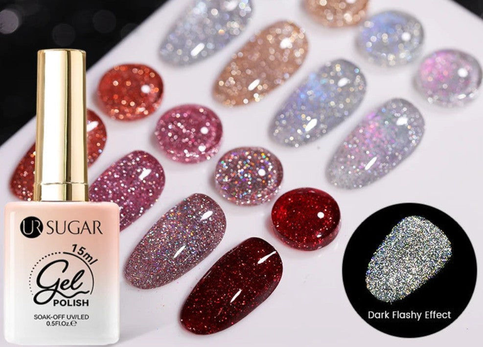 Gümüş Yansıtıcı Tırnak Jeli Oje 15ml