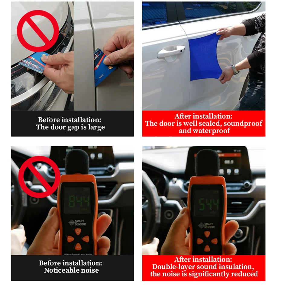 Car Door Seal Strip Double-Layer Weatherstripping