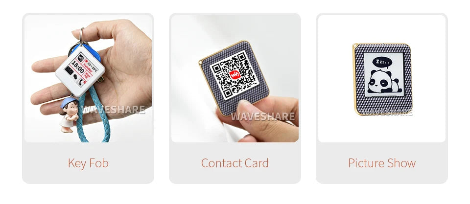 1.54-Inch NFC E-Paper Keyring Display