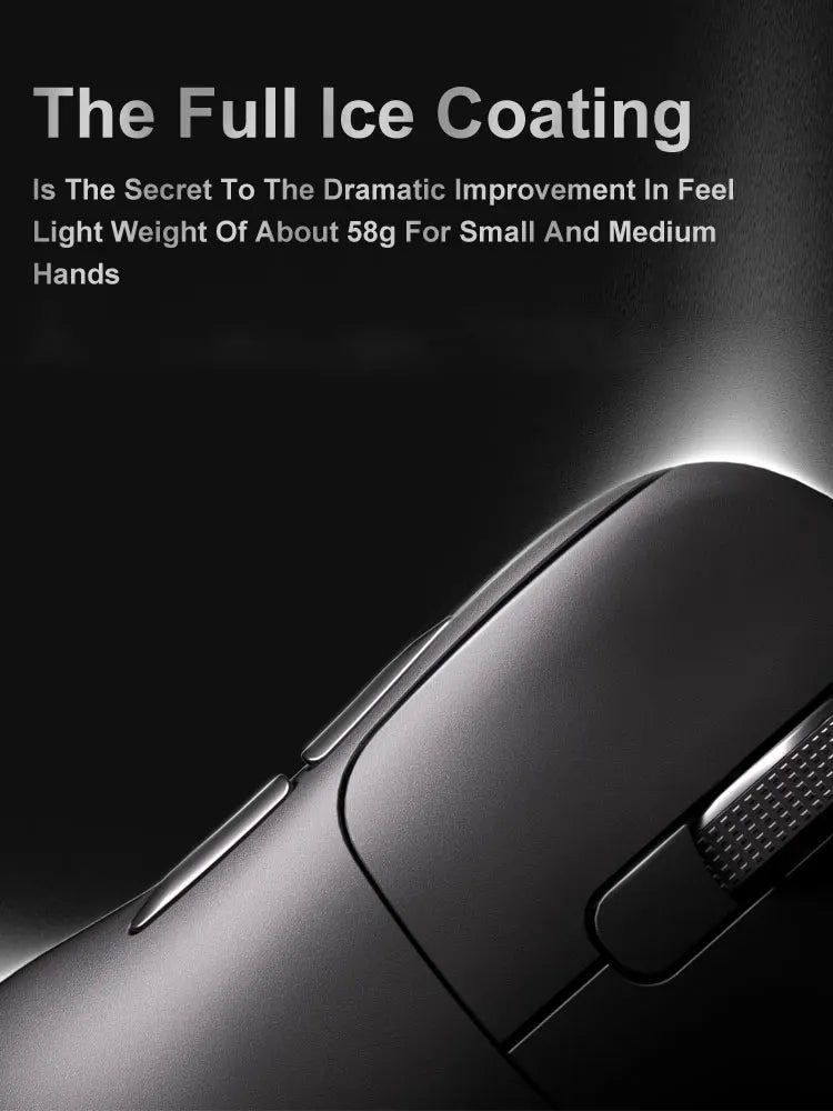 AJAZZ AJ179 PRO PAW3395 Lightweight Wired Wireless Mouse with Magnetic Charging Base Ergonomic Macro Gaming Mouse for PC Laptop 