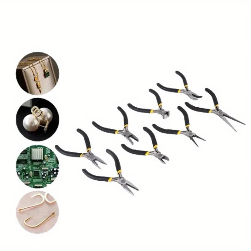 Eight-Piece Small Pliers Set