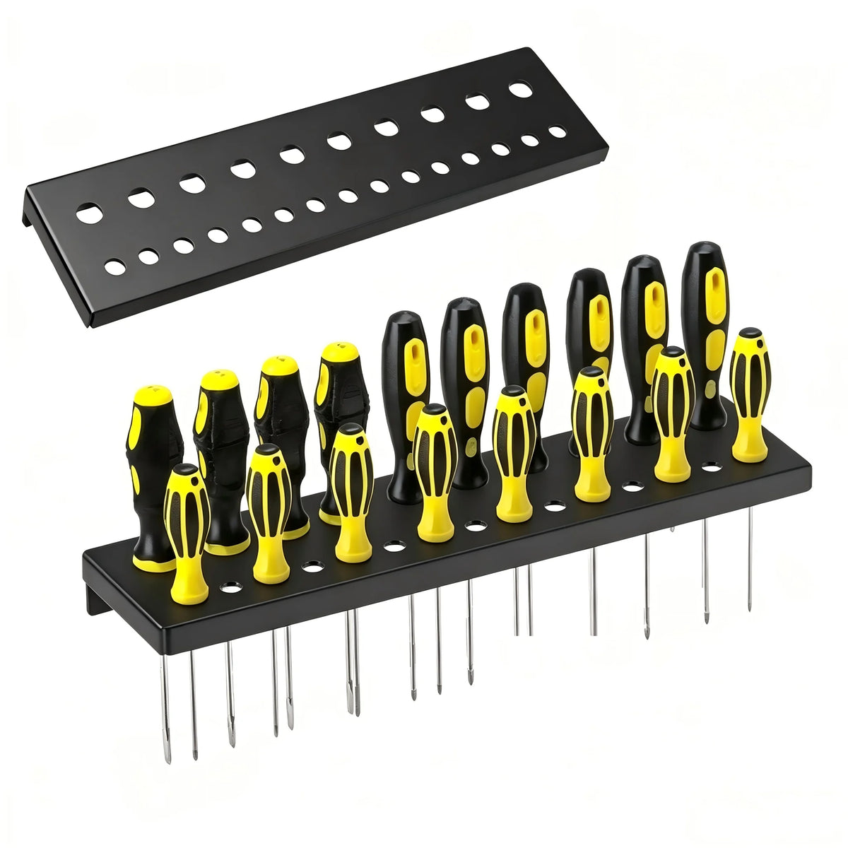 Wall-Mounted Screwdriver Storage Rack