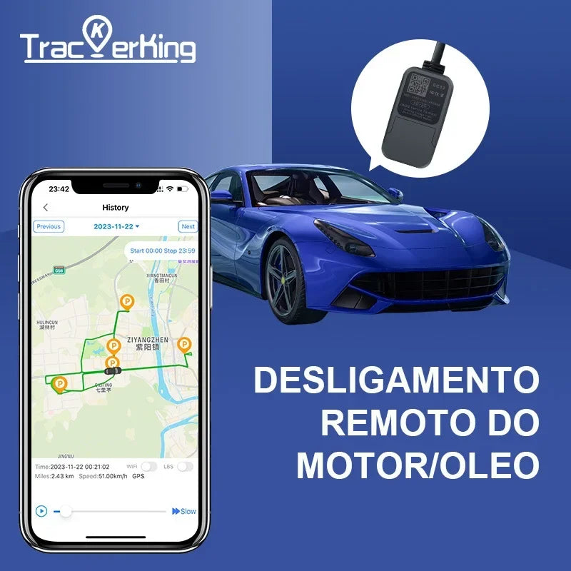 GPS Tracker pro auto, motocykl, satelitní locator trackerking mini EC33 Anti-theft zařízení GPS/GSM locator pro auto