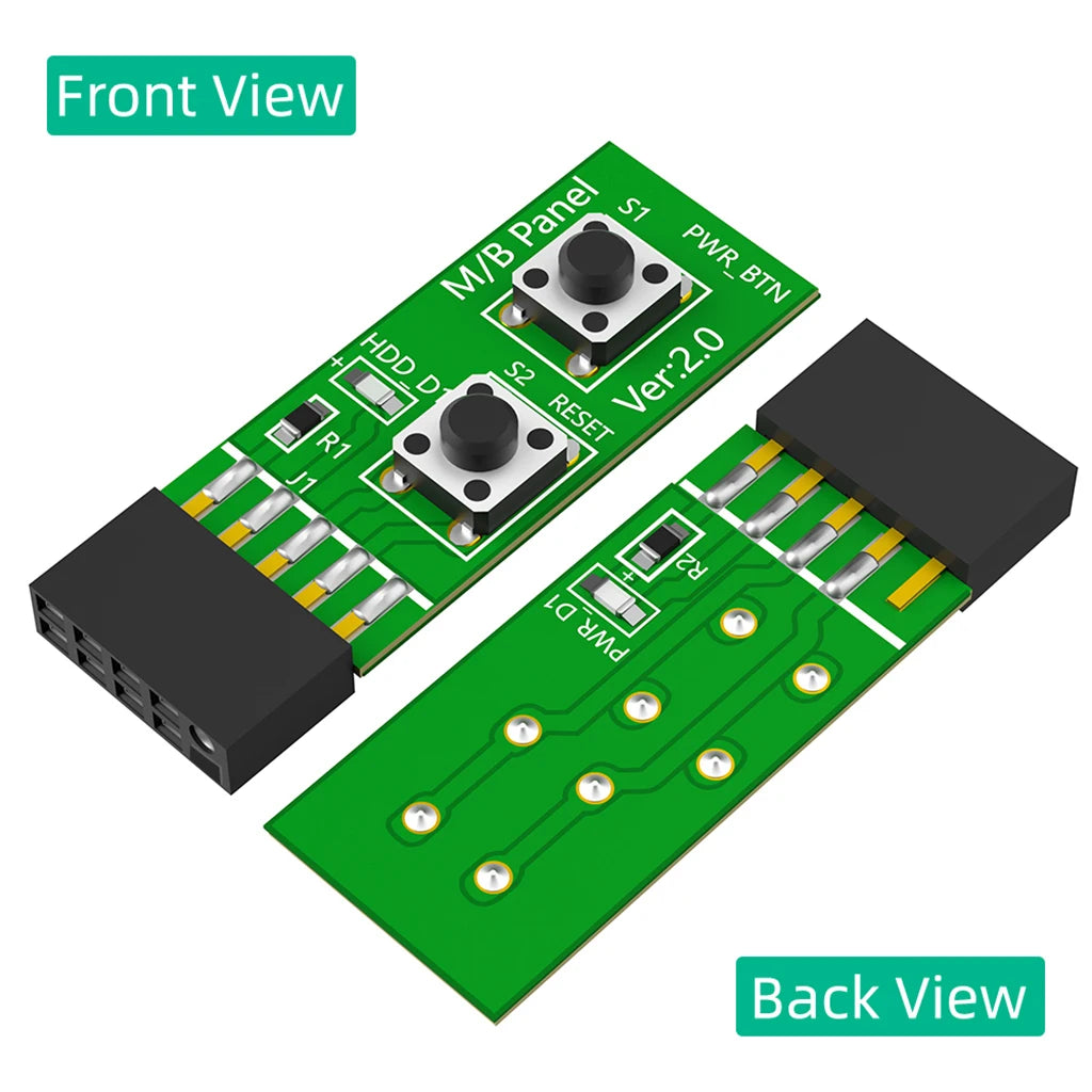 Desktop PC Power and Reset Test Switch Board