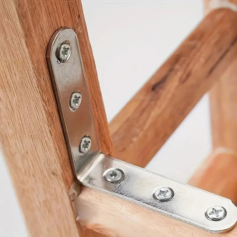10 Sets hochbelastbare L-förmige Winkelverbinder (70 Stück) - 90° Eckverbinder
