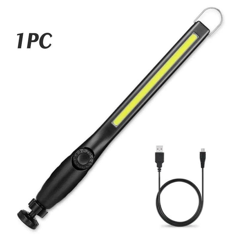 Rechargeable COB Work Light with Magnetic Base