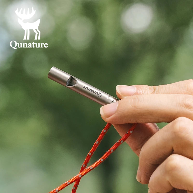 Notfall Aluminium Sicherheits-Pfeife für Wandern, Camping & Outdoor