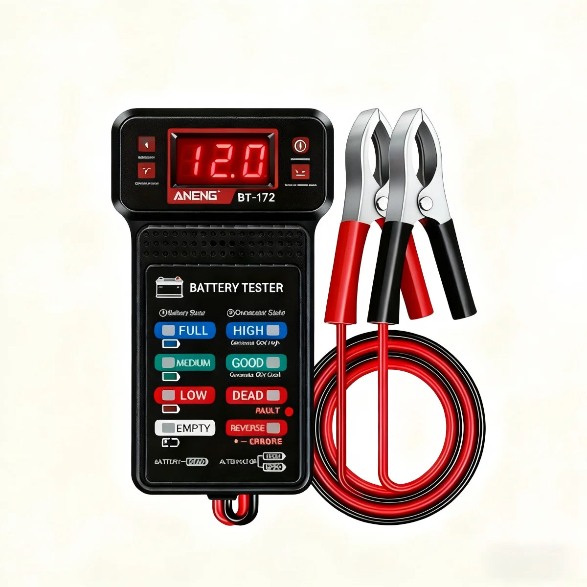 Smart Car Battery Tester, Suitable for Home Self-Checking/Repair Shops, One-Click Diagnosis of Life Span and Capacity, Quick Fault Identification, Intuitive Data Display, Compatible with Multiple Car Models, a Tester That Can
