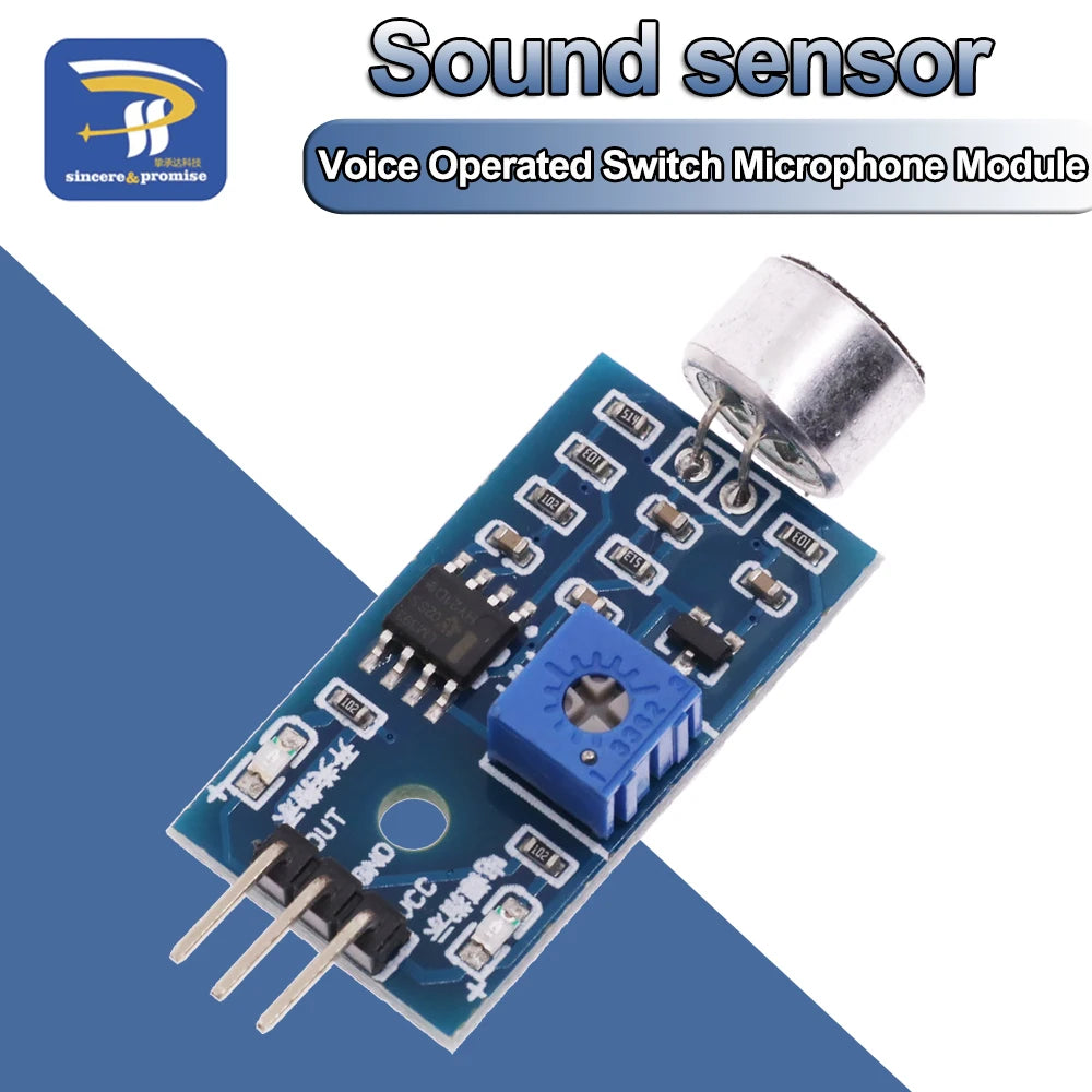 Módulo sensor de interruptor ativado por som