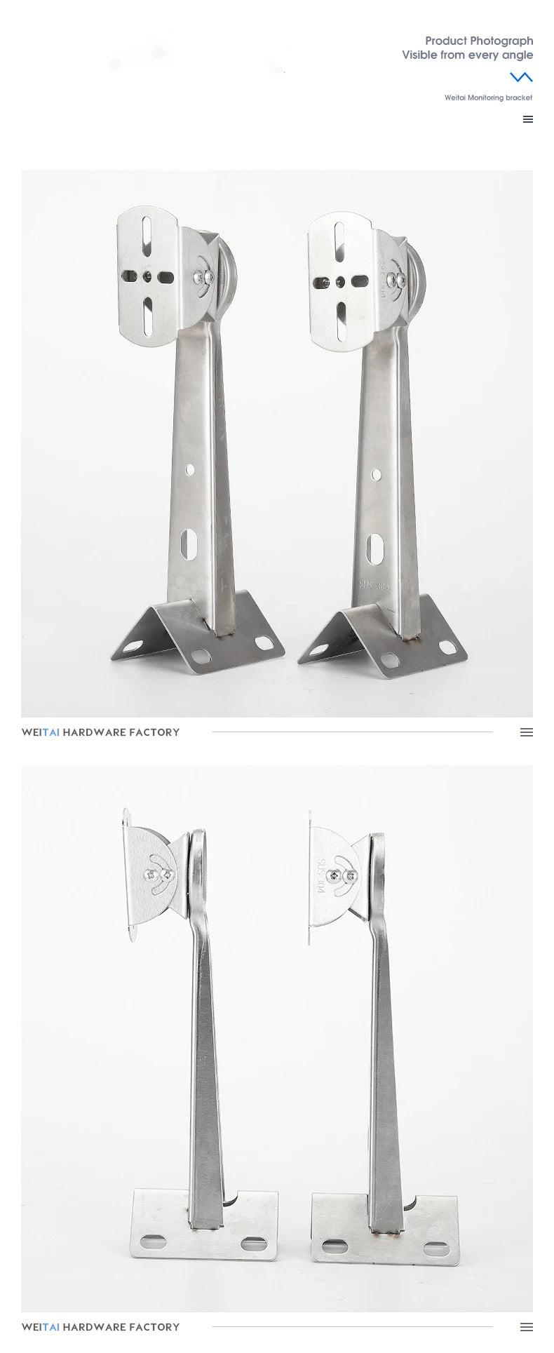 CCTV Camera Wall and Ceiling Mounting Bracket