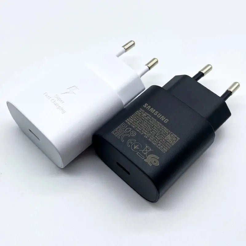 Samsung S24 25W Super Fast Charger PD Usb Type C Adapter Cargador For Samsung Galaxy S23 S22 Plus S21 ultra FE A55 A35 M55 A54 - Spy-shop.com