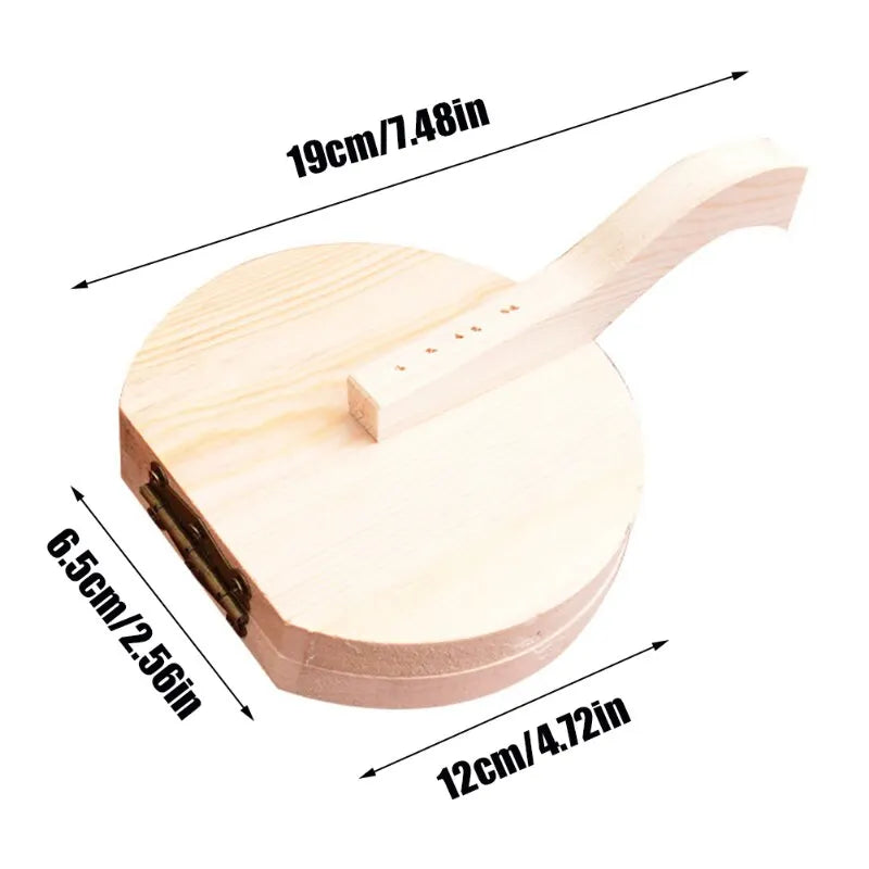 Wooden Dough Press for Wrappers and Flatbreads