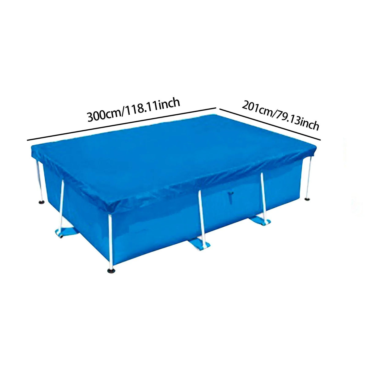 Runde PE-Poolabdeckung, 280 cm